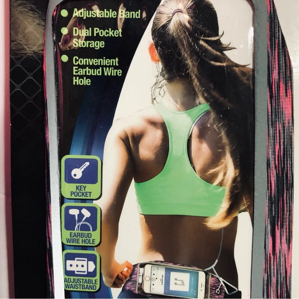 🔥$8🔥PRO STRENGTH Active Waistband Black Pink Women's